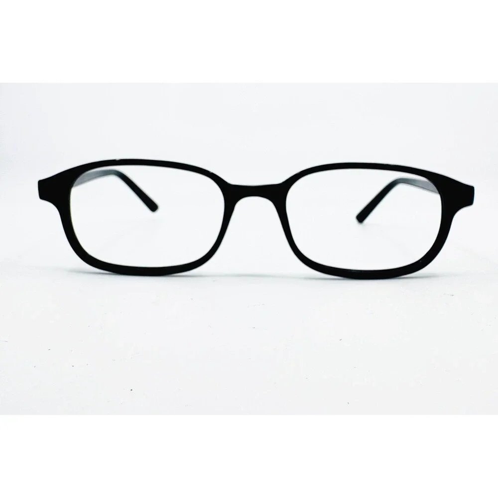 Rochester Eyeglass Frames Mens Black Oval Full Rim 145mm 39085